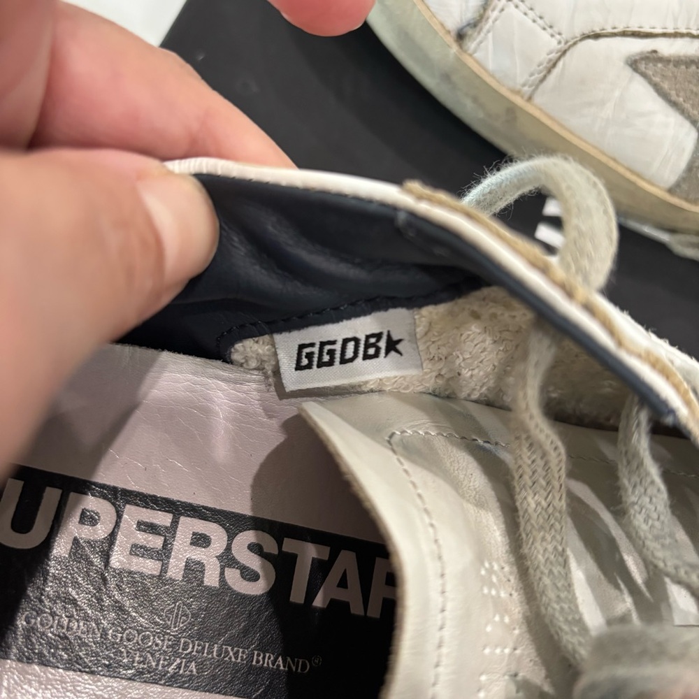 Golden Goose SuperStar GGDB/SSTAR White Gray Athletic Shoes Great condition Sz39 - Picture 9 of 13